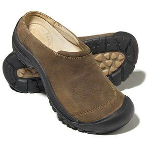 Keen | Shoes | Keen Ashland Brown Leather Clogs Mens | Poshmark